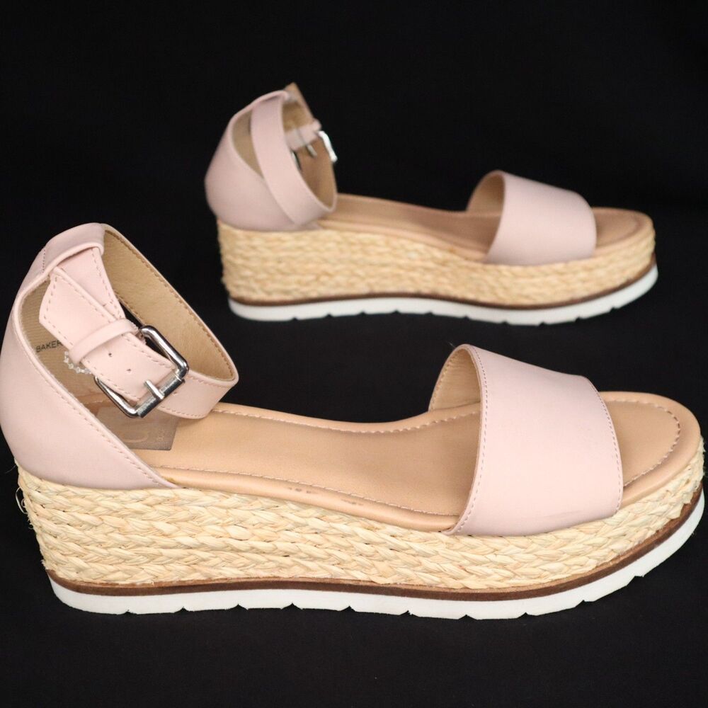 Dolce Vita Espadrille Tan Nude Platform Sandal NEW Size 8.5